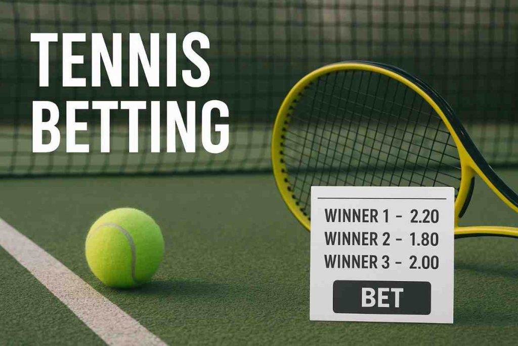 Tênis esportivo com partidas ao vivo e mercados de apostas na plataforma OJWIN